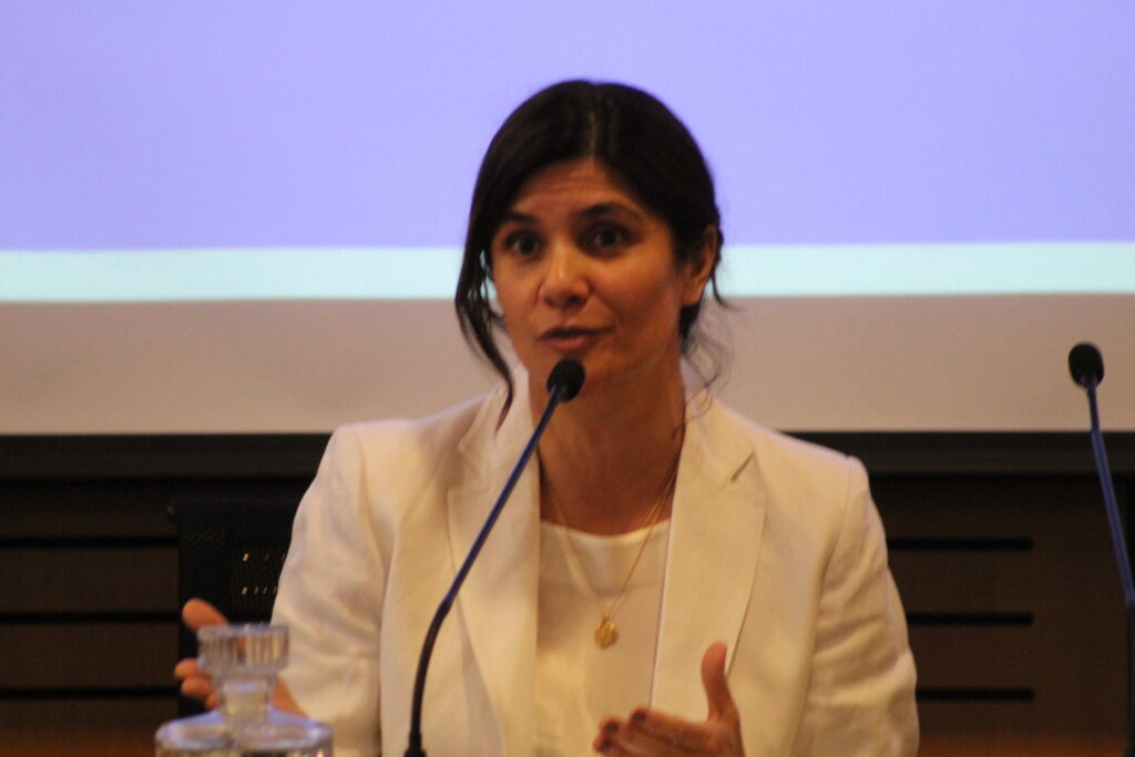 Fotografía de Francisca Reyes Mendy, directora del proyecto Votaciones Ambientales y académica del Instituto de Desarrollo Sustentable.